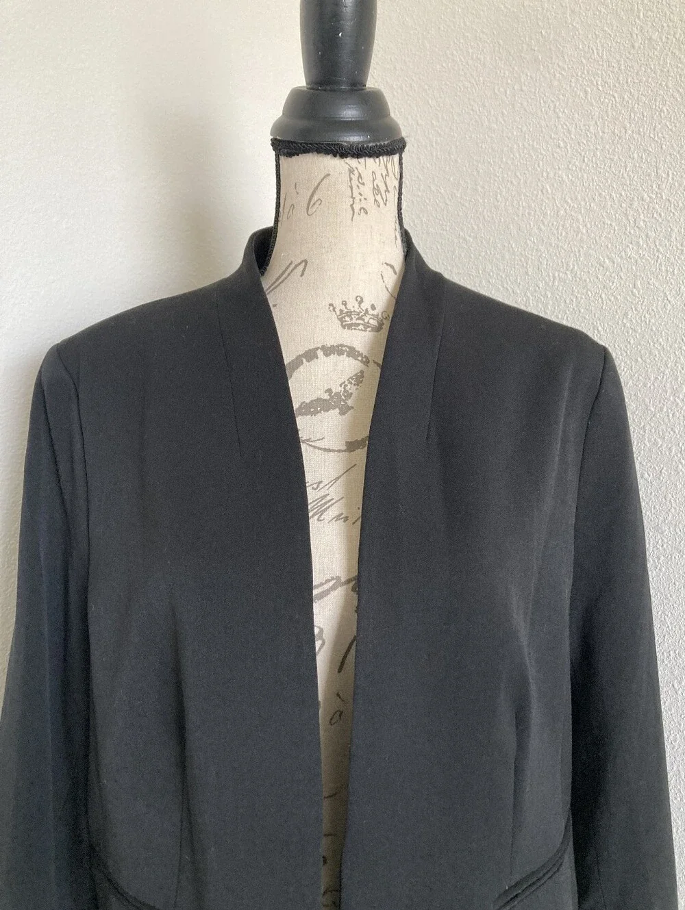 J. Crew Black Open-Front Blazer